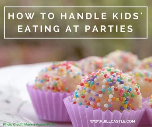 Picture of sprinkled donut holes - How to Handle a Child Overeating at Parties