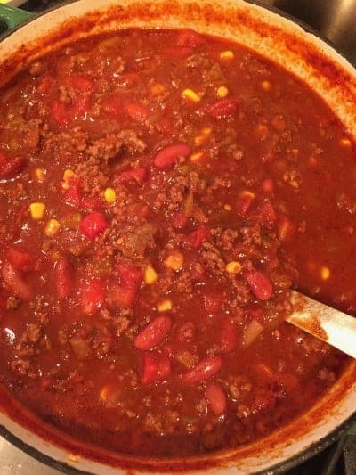 Beef, Bean & Beer Chili