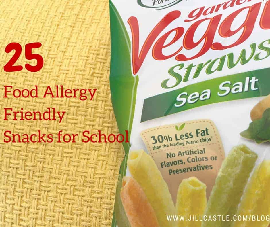 25 food allergy free snacks your child can take to school.