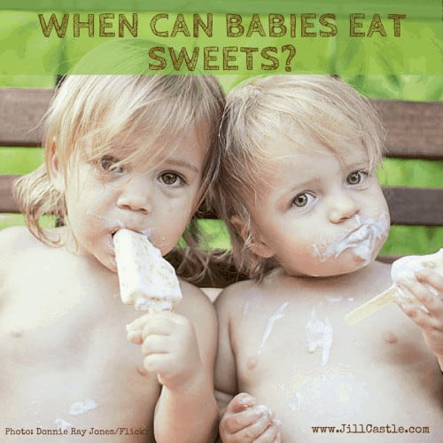 Two girls eating ice cream pops in the article entitled When Can Babies Eat Sweets?