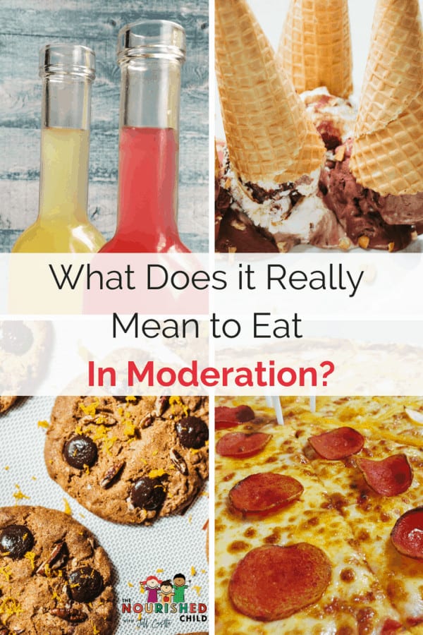 What does it mean to eat food in moderation? Learn what it means to be balanced in feeding kids and eating.