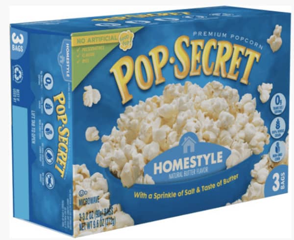 pop secret microwave popcorn - healthiest microwave popcorn
