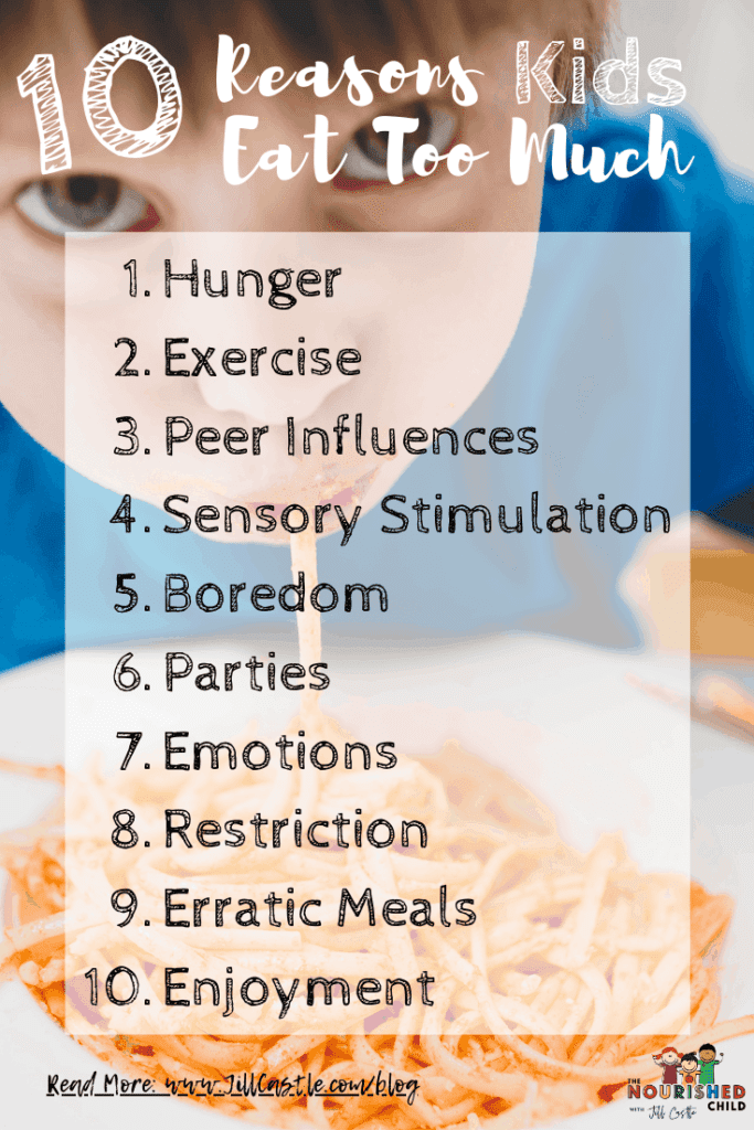 10 Reasons your child may be eating too much