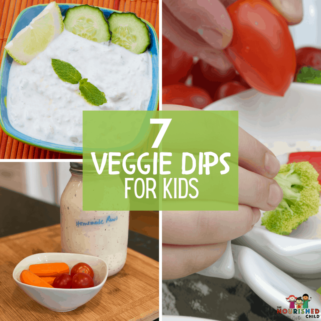 7 veggie dips for kids