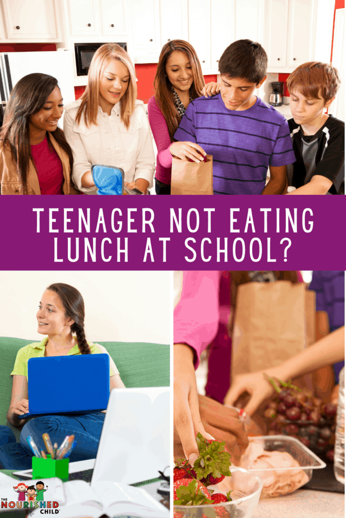 Is your teenager not eating lunch at school?