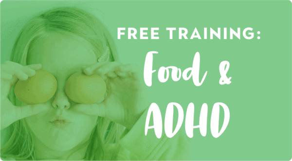 Food and ADHD Free training