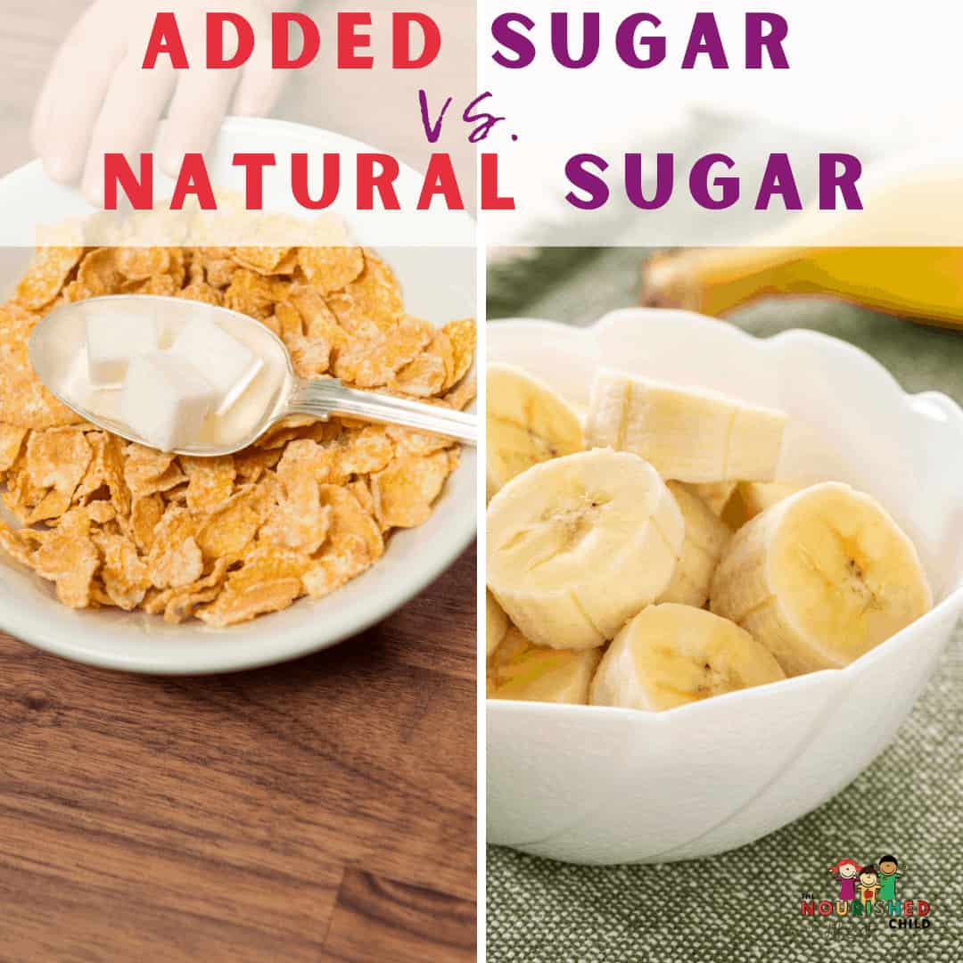 added sugar versus natural sugar