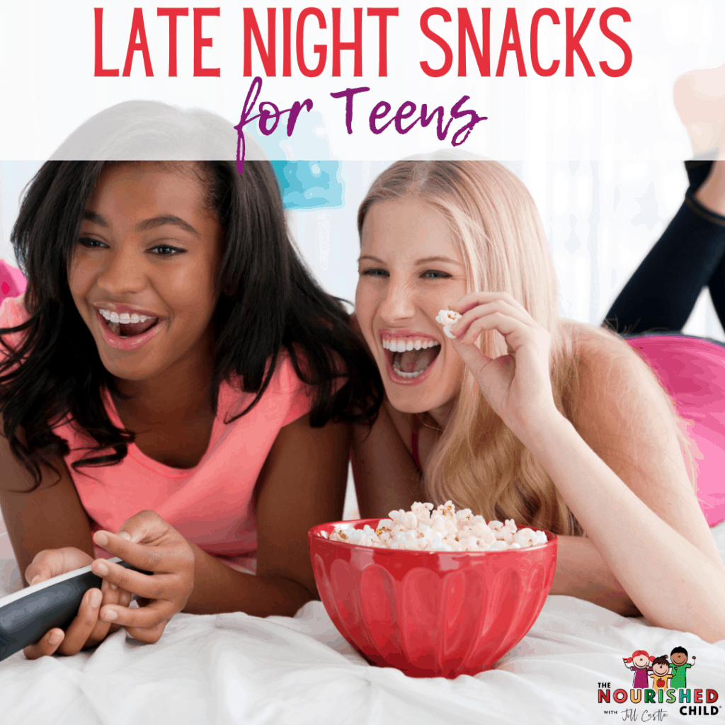 Late night snacks for teens that are easy and healthy!
