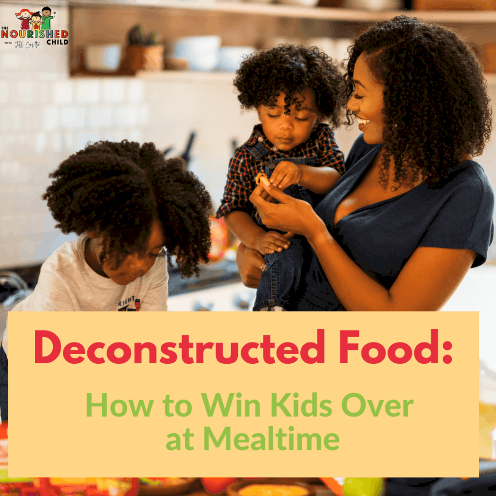 Mom feeding her young child in Deconstructed Food: How to Win Kids Over at Mealtime