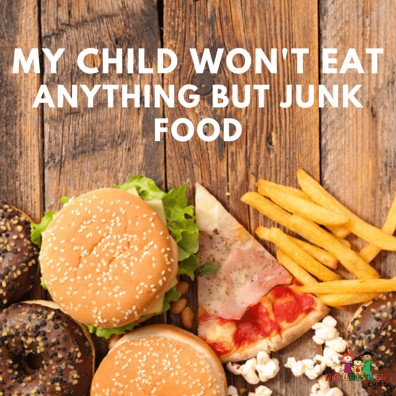If your child refuses to eat anything but junk food, it’s not too late to establish healthy eating habits. 