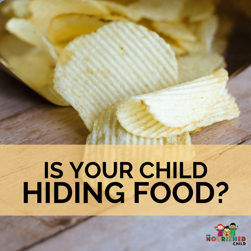Hiding food is a sign that something might be going on for your child. Is he still hungry after meals? Is he overeating? Let’s look at some reasons for your child’s secret eating.