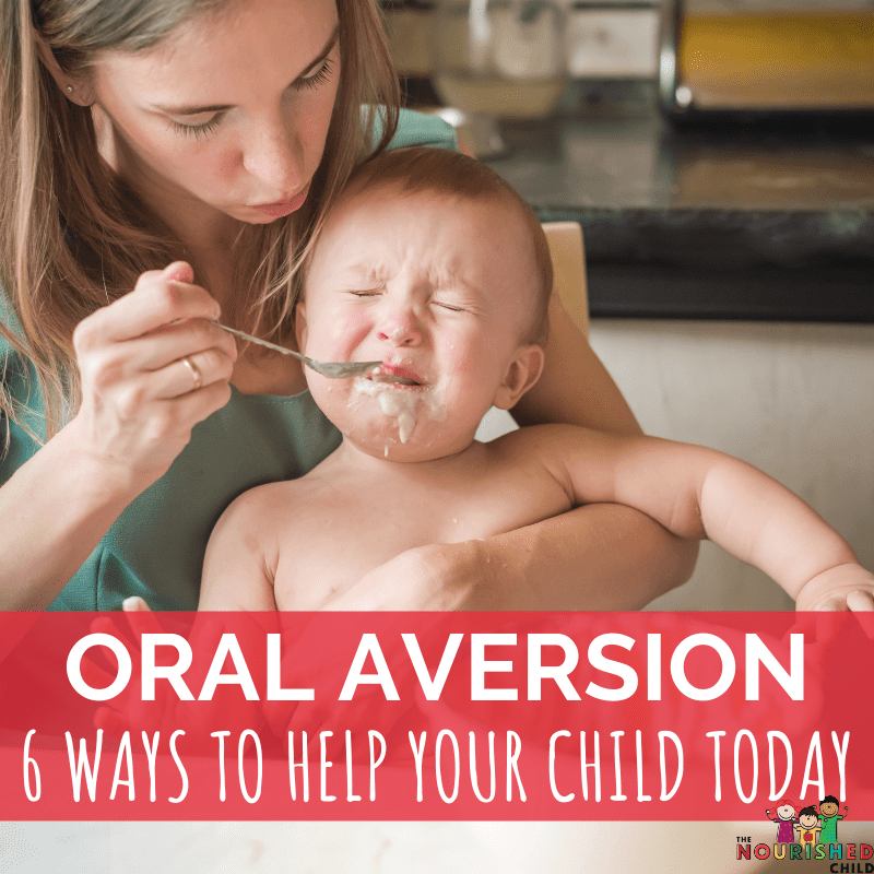 Mother trying to feed her crying baby in Oral aversion: 6 Ways Parents Can Help Today