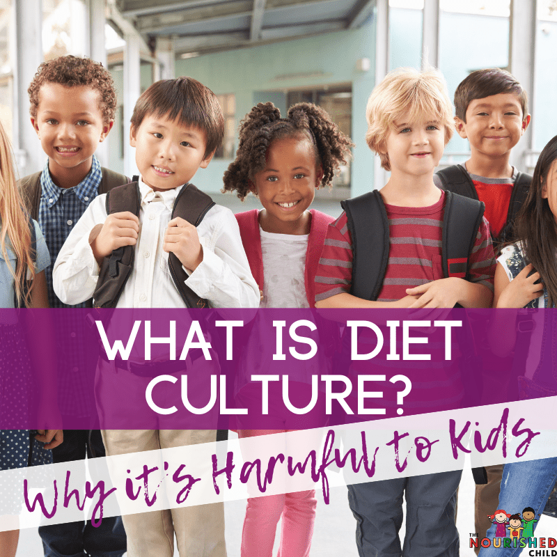 a group of children at school - what is diet culture?