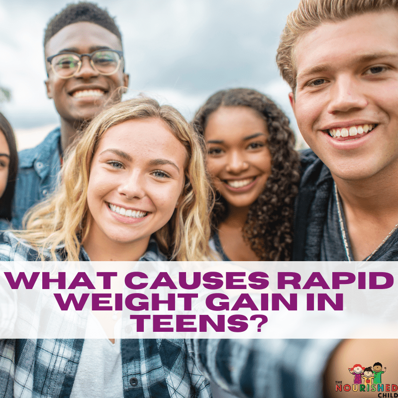 Rapid weight gain in teens - how to help and not harm