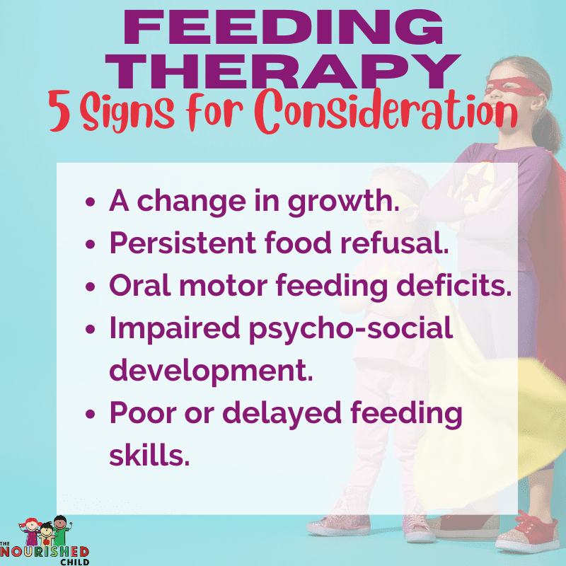 signs your child needs feeding therapy