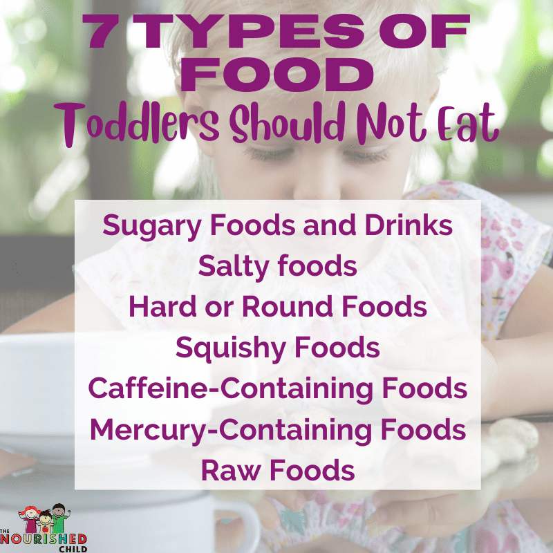 List of foods toddlers should not eat