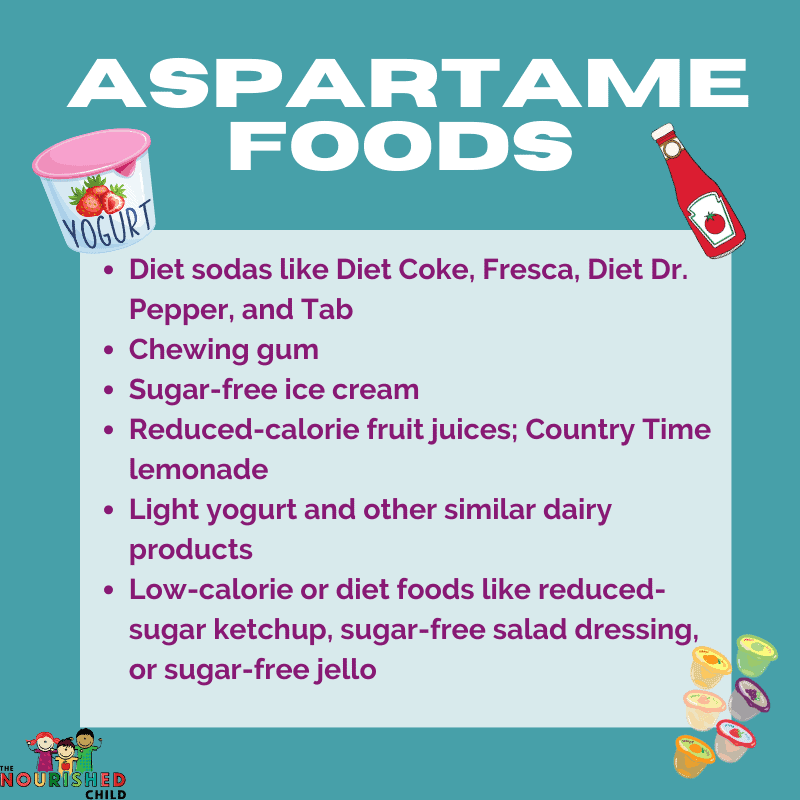 List of aspartame foods
