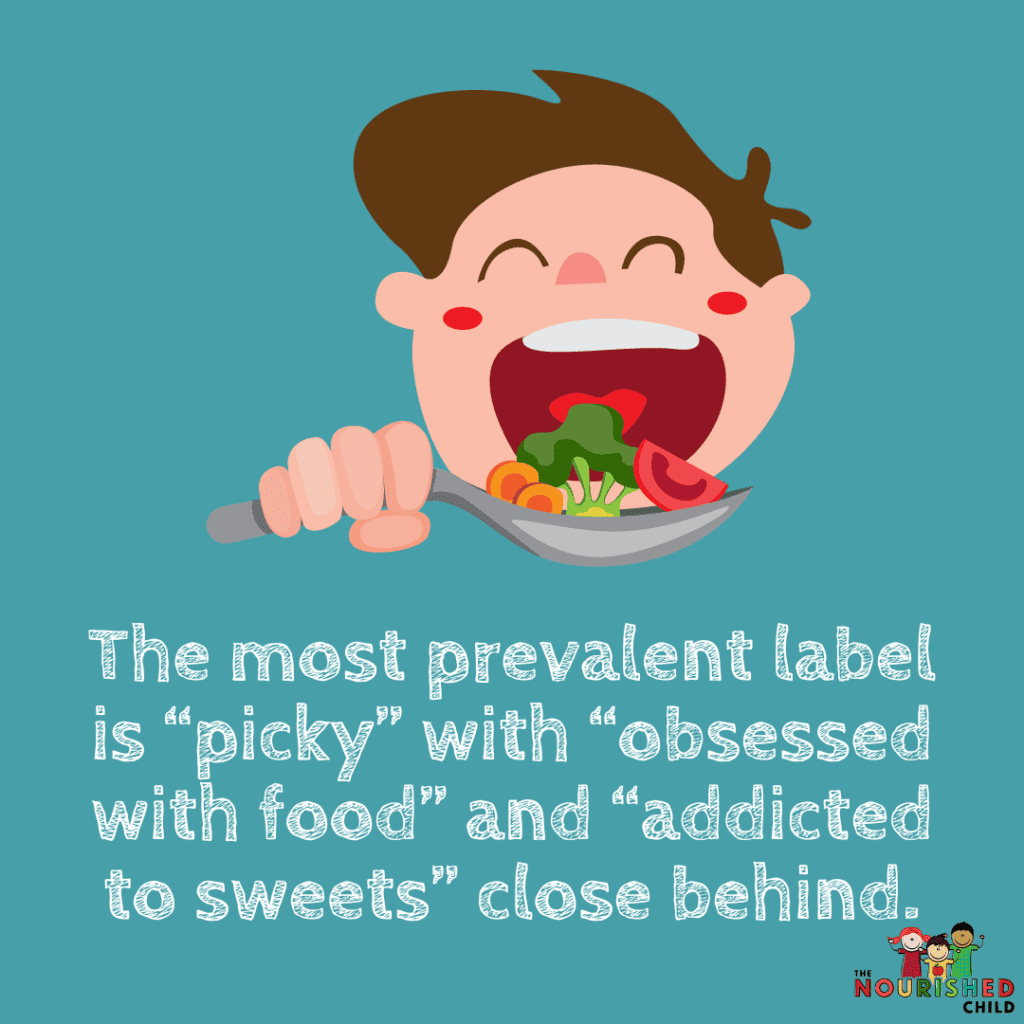 Labeling a child about their eating behaviors is a self-fulfilling prophecy.