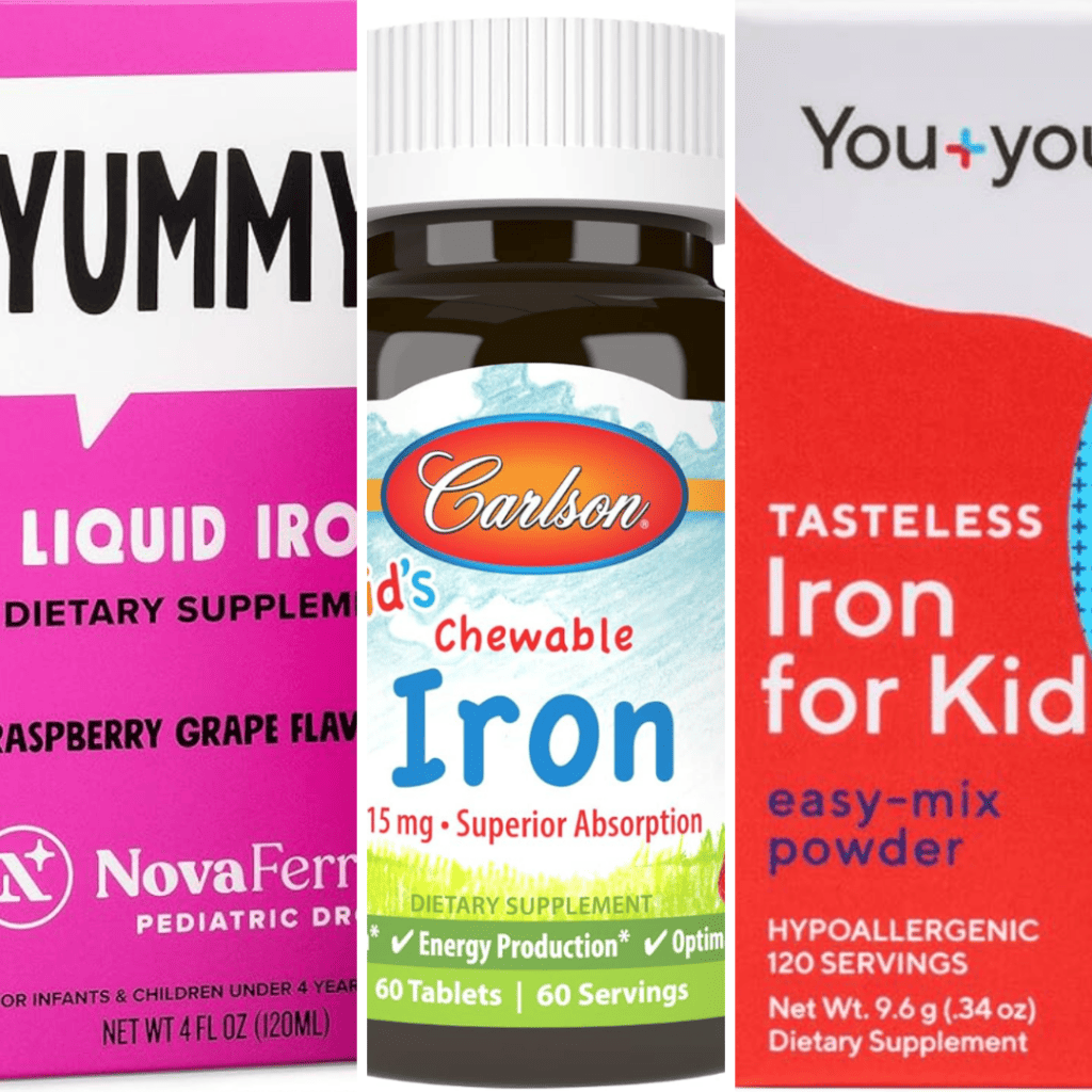 Jill Castle's preferred iron supplements for treating iron deficiency in children