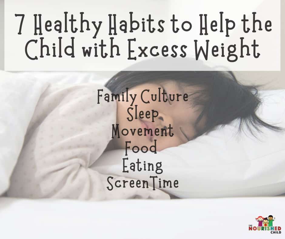 7 healthy habits that help the overweight child - without a diet!