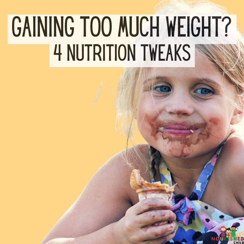 girl eating an ice cream cone in Gaining too much weight? 4 nutrition tweaks that actually work