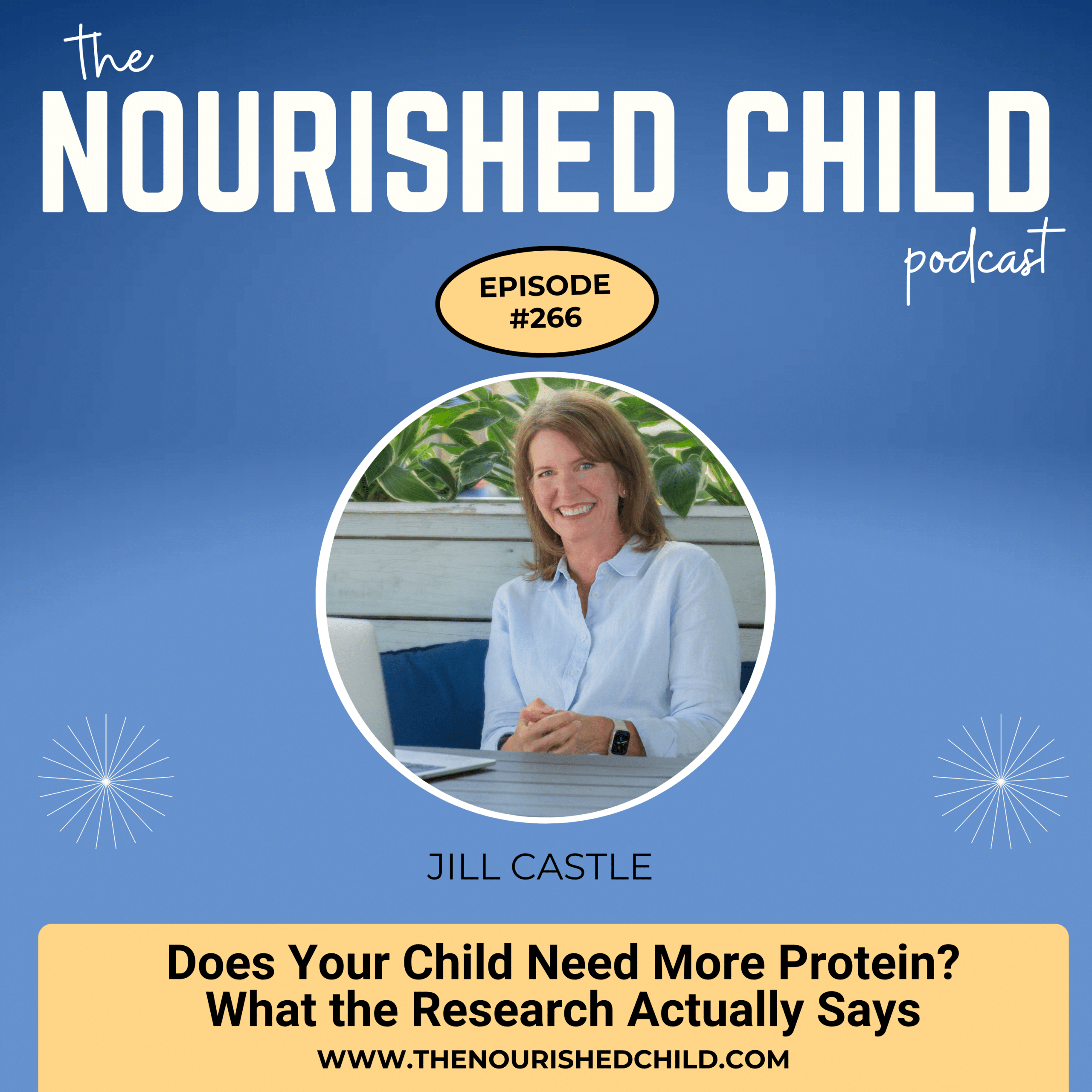 The Nourished Child podcast, Episode 266: Jill Castle asks 'Does Your Child Need More Protein? What the Research Actually Says.